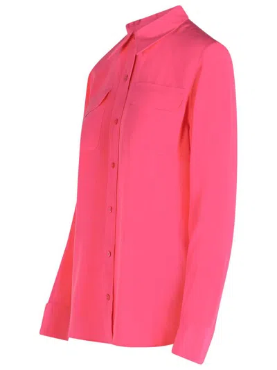 Shop Equipment Pink Silk Shirt
