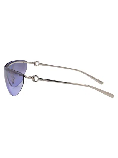 Gucci Sunglasses In Silver-silver-violet