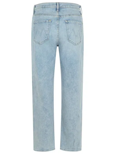 Mother 'the Ditcher' Light Blue Denim Jeans In Blue