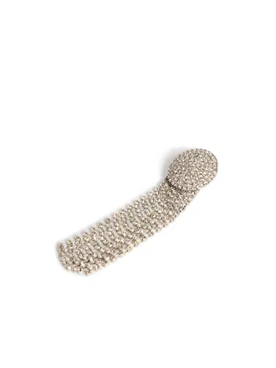 Self-portrait Droplet Silver-plated Brass Earrings In Silver