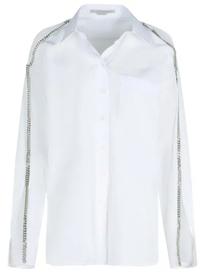 Stella Mccartney Falabella Embellished Shirt In White