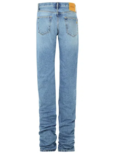 Attico Blue Long Jeans In Blue