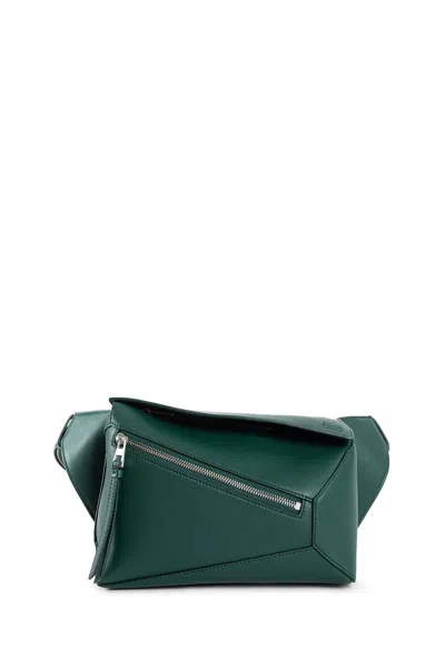 Loewe Man Green Fanny Packs In Green