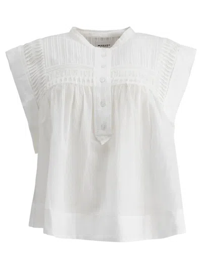 Isabel Marant Étoile Oberteil Leaza In White
