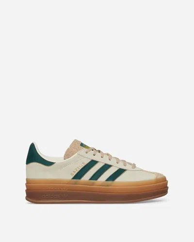 Adidas Originals Womens Adidas Gazelle Bold Brand-stripe Suede Low-top Trainers In Neutral