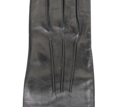 Bottega Veneta Womens Black Leather Long Gloves 304902 1000