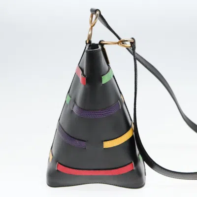 Pre-owned Celine Céline Black Leather Shoulder Bag ()