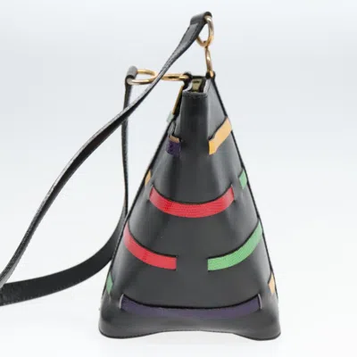 Pre-owned Celine Céline Black Leather Shoulder Bag ()