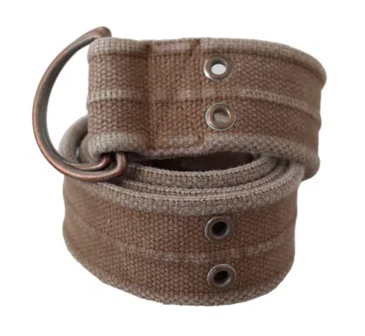 Dolce & Gabbana Chic Beige Leather Adjustable Belt In Beige