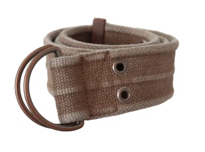 Dolce & Gabbana Chic Beige Leather Adjustable Belt In Beige