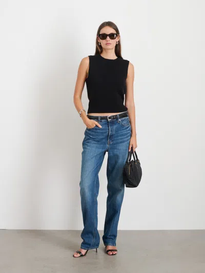 Alex Mill Lucie Vest In Cashmere In Black