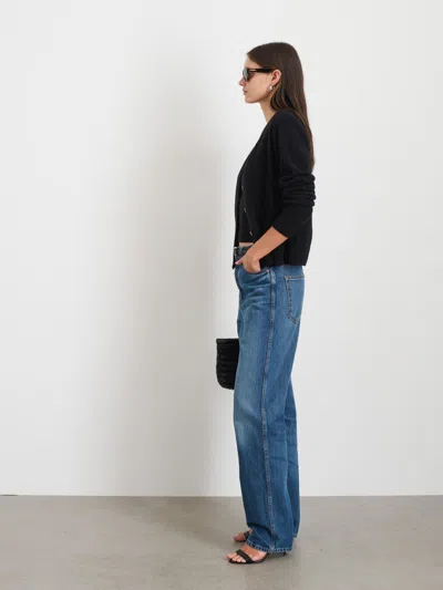 Alex Mill Lucie Cardigan In Cashmere In Black