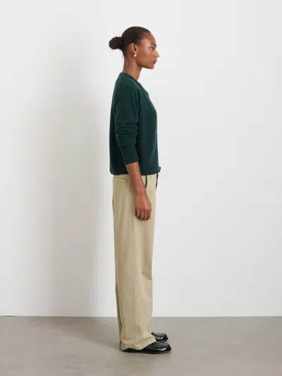 Alex Mill Lucie Cardigan In Cashmere In Cypress Green