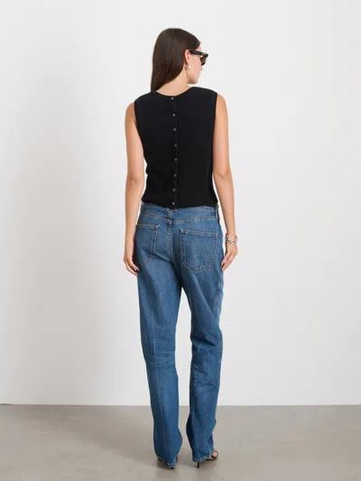 Alex Mill Lucie Vest In Cashmere In Black
