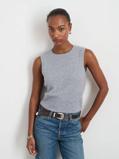 Alex Mill Lucie Vest In Cashmere In Icy Grey
