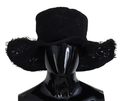 Dolce & Gabbana Elegant Black Top Hat - Timeless Fashion Women's Statement In Black