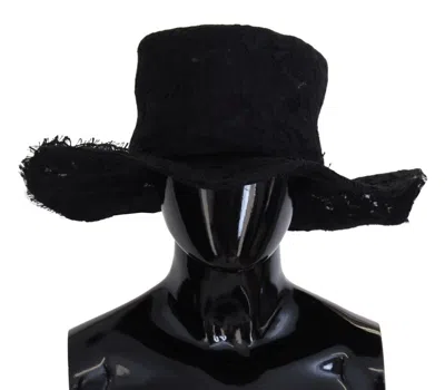 Dolce & Gabbana Elegant Black Top Hat - Timeless Fashion Women's Statement In Black
