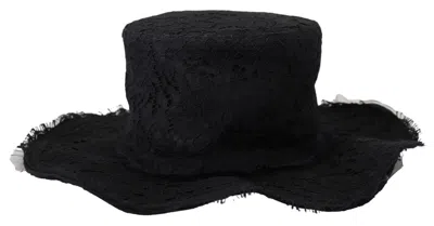 Dolce & Gabbana Elegant Black Top Hat - Timeless Fashion Women's Statement In Black