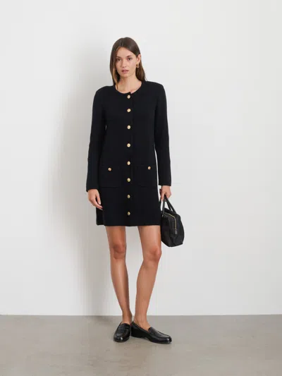 Alex Mill Paris Sweater Dress In Black