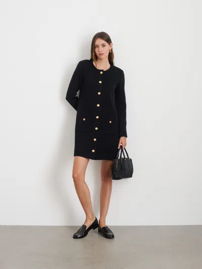 Alex Mill Paris Sweater Dress In Black