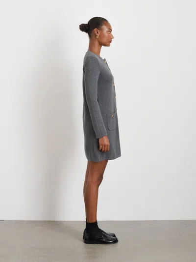 Alex Mill Paris Sweater Dress In Heather Grey