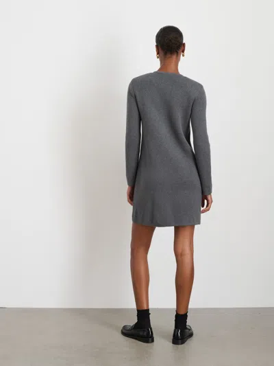 Alex Mill Paris Sweater Dress In Heather Grey