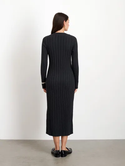 Alex Mill Sadie Sweater Dress In Cotton Cashmere In Charcoal