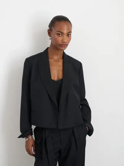 Alex Mill Sammy Blazer In Wool Blend In Black