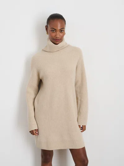 Alex Mill Simone Sweater Dress In Cashmere In Alabaster