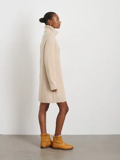 Alex Mill Simone Sweater Dress In Cashmere In Alabaster
