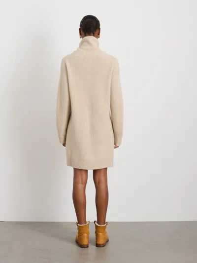 Alex Mill Simone Sweater Dress In Cashmere In Alabaster