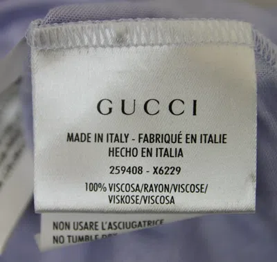 Gucci Womens Lilac Rayon Logo Tank Top 259408 In Lilac