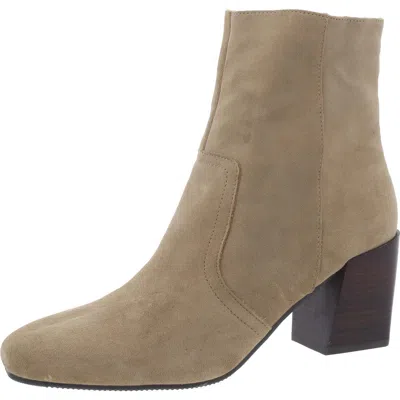 Blondo Sadie Womens Suede Waterproof Ankle Boots In Multi