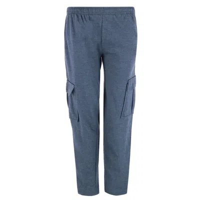 Polysar Women's Cargo Pocket Sweat Pants In Pink