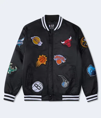 Aéropostale Nba Team Logos Bomber Jacket In Multi