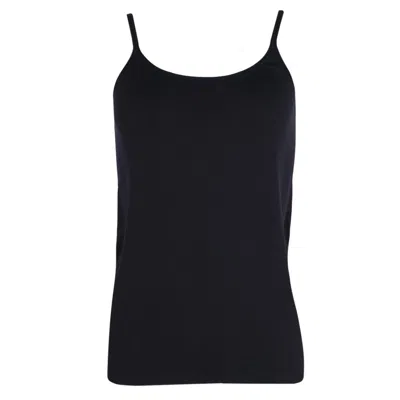 Vanity Fair Women's Seamless Camisole Tank Top In Black