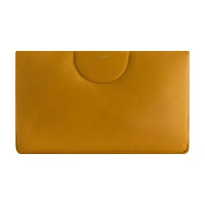 Jason Wu Black Clutch In Yellow