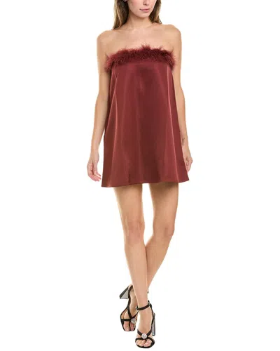 Weworewhat Strapless Mini Dress In Brown