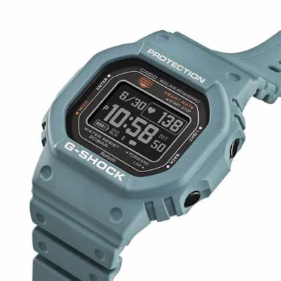 CASIO G-SHOCK CASIO G-SHOCK DW-H5600-2ER MEN'S FITNESS WATCH - BLUE RESIN STRAP 