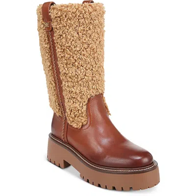 Sam Edelman Elfie Faux Shearling Platform Boot In Multi