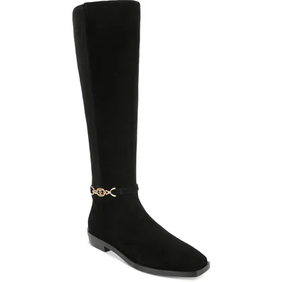 Sam Edelman Clive Knee High Riding Boot In Black