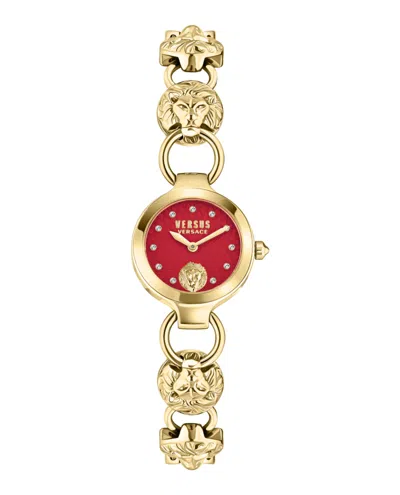 Versus Versace Broadwood Bracelet Watch Woman Wrist Watch Gold Size Onesize Stainless Steel In Multi