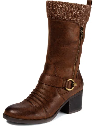 Baretraps Wylla Womens Casual Round Toe Mid-calf Boots In Multi