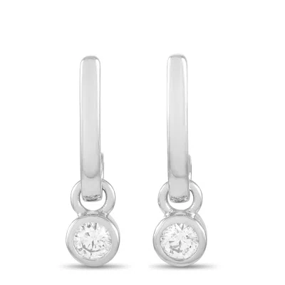 Lb Exclusive 14k White Gold 0.40 Ct Diamond Earrings In White
