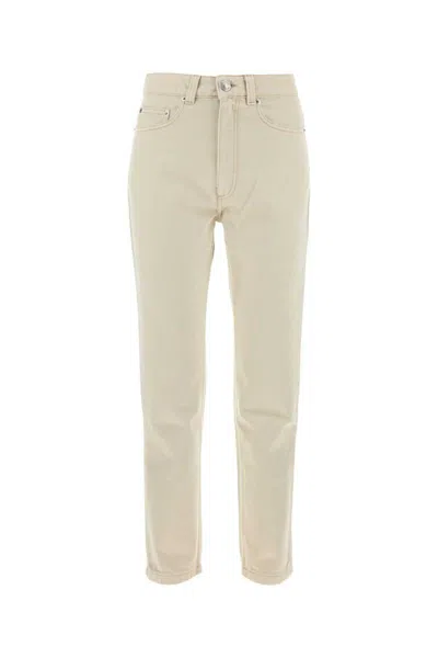 Ami Alexandre Mattiussi Ami Paris Logo-patch Denim Jeans In White