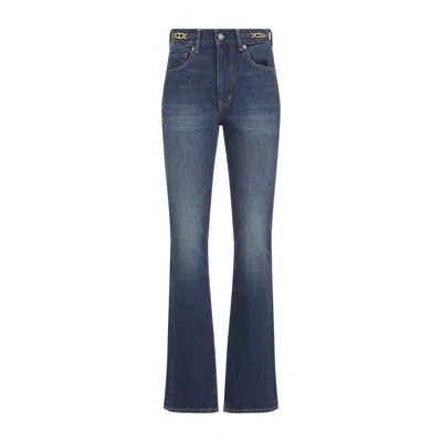 Tom Ford High-waist Straight Cotton Jeans In Blue