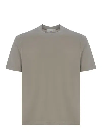 Filippo De Laurentiis T-shirt Filippo De Laurentis Made Of Cotton In Grey