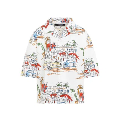 Jacquemus La Chemise Simon Printed Cotton Shirt In Multicolour