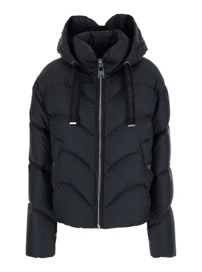 Khrisjoy Quilted Down Jacket In Black