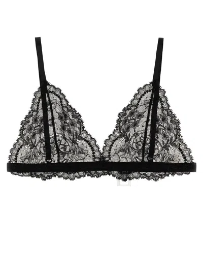 Dolce & Gabbana Lace Bra Without Underwiring In Black